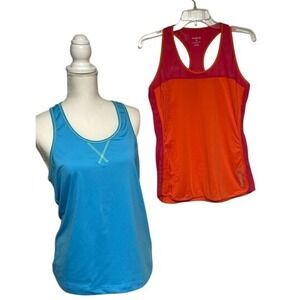 Reebok Racerback Athletic Tank Tops Womens Medium Bundle